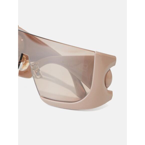 New Etro ETROMACARON 0FWM2S Shield Sunglasses in Beige Authentic main image 8